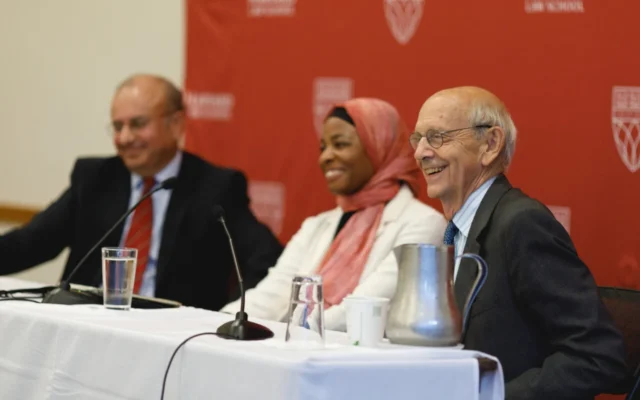 Justice Stephen G. Breyer ‘64 and Justice Syed Mansoor Ali Shah, Supreme Court of Pakistan, reflect on serving in the judiciary